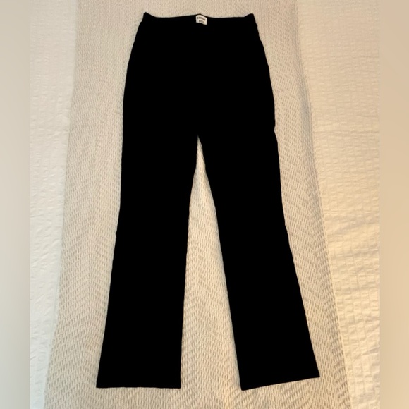 Sunday Best Black Knit Flare Leggings - Picture 1 of 5